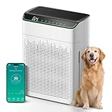 Operan Luftreiniger Allergiker, Advanced Air Purifier for Apartments & Smokers' Rooms, Wi-Fi & App Control, CADR 340m³/h (158㎡), Smart Auto-Mode, HEPA Filter gegen Staub, Pollen, Tierhaare, Weiß