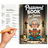 Jukeoiu Notizbücher für den Beruf - Cartoon Senioren Motiv Ringbuch | 72 Blatt Studien Arbeitsbuch für Berufsnotizen Studenten Vorlesungen