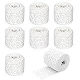 Gipsbinden Set, 8 Rollen Gibsbindenden Zum Bastel, 5cm x 2,7m Babybauch Gipsabdruck Set Gipsbinde Rolle, Gipsbinden zum Basteln Baby Bauch Modellbau Kunst