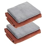 FRCOLOR 1 Satz Kaffee Reinigungstuch Wischtuch Putzlappen Tea Towels Machen Fensterputzer Sauberes Tuch Für Die Arbeitsplatte Kleine Geschirrtücher Mikrofaser-Polyester Und Nylon 4 Stück