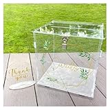 UALXPAO Kartenbox Hochzeit Hochzeitskartenbox mit Schloss, Kartenbox for Hochzeitsempfang, Geldkartenbox for Party, Abschlussfeier, Geburtstag