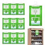 Closet Moisture Absorbers – Feuchtigkeitsabsorber Mit Der Kraft Von Sphärischem Calciumchlorid | Effektives Feuchtigkeitsabsorber-Paket, Kompakte Anti-Feuchtigkeits-Pakete Für Das Schlafzimmer