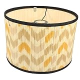 Homoyoyo Ersatzlampenabdeckung deckenleuchten schlafzimmerlampe bedroom lamp Lampen für Schlafzimmer Lampenschirme dekoration leuchter Lampenschirm Zubehör Senf heller Farbton Bambus weben