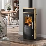 Oranier 5445 42 Polar 5 2.0 Kaminofen Stahl Schwarz/Sandstein/A+