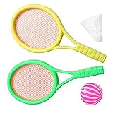LAPYAPPE 1 Satz Kinderschläger Badmintonschläger Schaumstoff-Bällebad Tischtennisschläger Kinderball Badmintonball für draußen kindertennisschläger Outdoor Toys kinderspielzeug