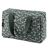 Jiliyote Cord Kosmetiktasche Groß für Damen - Kulturtasche, Make-up Tasche, Kosmetikbeutel für Reise - Cosmetic Bag für Travel, Mädchen und Frauen