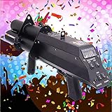 Elektrische Konfetti-Maschine, Konfettikanone mit 3 Köpfen, Blumen-Konfetti-Pistole, sehr geeignet für Hochzeiten, Partys, Shows