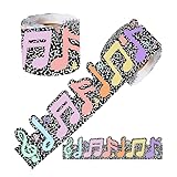 Whaline Pinnwand mit Musiknoten, Pastellkomposition, Musikthema, gestanzte Bordüre, Rolle für Klassenzimmer, Kreidetafel, Fensterdekoration, 1,8 m