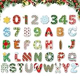 Maodom Buchstaben Und Zahlen Magnete - Lernwerkzeug - Magnetisches Spielzeug,für Kinder Zuhause Schule Klassenzimmer Kindergarten Kindertagesstätte Regentag Reise Weihnachten