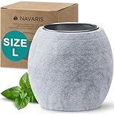 Navaris Verdampferschale für die Sauna - Sauna Zubehör Männer und Frauen - Sauna Aromaschale - Sauna Accessories - Sauna Schale aus Speckstein - Saunaei