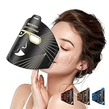 IBORRIA LED-Gesichtsmaske mit Rotlichttherapie, Led Maske Lichttherapie für Gesicht und Haut, 3-Farben-LED mit Nahinfrarotlicht, Pflegegerät für alle Hauttypen, zu Hause (Schwarz)