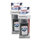 2x 100ml SONAX GUMMIPFLEGER GUMMI PFLEGER PFLEGE GUMMIPFLEGE AUTOPFLEGE WINTER