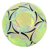 KITANDOVE Leuchtender Fußball Kinderfußball Fußball Im Dunkeln Leuchtender Jugendspielfußball Kleiner Fußball Offizieller Spielfußball Hallenfußball Mini Fußball Soccerball