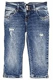 LTB Caprijeans Georget Cycle Slim Fit Stretchjeans Shorts Damen Denim Used, Farbe:blau, Hosengrößen:W26