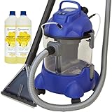 ALBATROS Hydro 7500 Waschsauger + 2L Reiniger – XXL Polsterreiniger Teppichreiniger Nasssauger – 1200 Watt, 20l Volumen, 22 kPa Saugleistung - Note: Sehr Gut