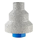Diamant Anfasbohrer - Abschrägung Fasenbohrer | Kegelsenker Bohrer Vergrößern | Diamant-Kegelsenker Bit M10 Gewinde | Winkelschleifer Zubehör für vorhandene Löcher Vergrößern Formen