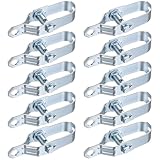 10 Stück Drahtspanner, Spannschloss Drahtspanner Verzinkt Länge 100 mm, Drahtzaun Spanner für Garten Gewächshaus Spanndraht Maschendrahtzaun