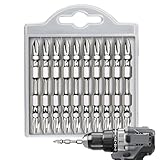 Bohrer-Set, magnetisch, 10-teilig – Schlagschrauber-Set | für Metall, Edelstahl, Aluminium, Holz und Messing – ideal für Heimwerker und