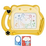 Maltafel Zaubertafel,RoadLoo Magnettafel für Kinder Kreatives Spielzeug-Set mit Stempeln & Stickern für Kinder ab 2 3 4 5 Jahre Pädagogische Geschenk Kinderspielzeug Ideale Lernspielzeuge & kleine