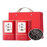 Chinesischer Berühmter Felsen Oolong Tee - Da Hong Pao- Große Rote Robe Starkes Aroma Schwarzer Tee-(125g * 2)