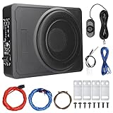 Mulcort 10 Zoll 600 W Auto-Subwoofer High Power Pure Bass Untersitz-Leistungsverstärker Lautsprecher 12 V für Auto-LKW-Wohnmobil