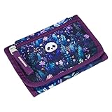 Baagl Brustbeutel Kinder - Geldbörse für Mädchen - Geldbeutel, Mini Portemonnaie, Kleingeld Münzbörse (Jungle Panda)