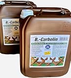 B-Carbolin Holzlasur 2x 10L ÖL Holzfarbe für optimalen Holzschutz aussen Braun Farbe für Holz-Zäune, 2x 10 L Liter Holzschutzlasur Wetterfest für Außen & Innen, ähnlich Holzlack, + 1 KOVA® Bildmagnet!