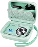Digitalkameratasche für VOXPAN Digitalkamera für Anfänger, 8X Digital Zoom HD Digitalkamera Fotoapparat 21 MP 1080P HD 2,7 Zoll Foto Kompaktkamera, nur kleine Aufbewahrungsbox (Grün)
