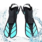 BNGXR Schnorchelflossen,Flossen Verstellbar Erwachsene Reisegröße Schwimmflossen Unisex Taucherflossen verstellbare Schwimmflossen, Schnorchelflossen, Schnorcheln, (m)