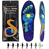 Einlagen zum Abnehmen, Magnetische Einlegesohlen Magnetischen Akupressur Einlagen Erleichterung Für Schmerzende Füße Mit Schuheinlagen Orthopädische gegen Müdigkeit und Fußschmerzen Socken