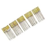 Walmeck Nähmaschinennadel mit Glatter Oberfläche, äußerst Langlebig, HAx1 9#, 11#, 14# Löcher, kein Falten-Nähmaschinenzubehör, für Multifunktionale Haushaltsnähmaschine