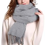 Winterschal für Herren Modischer Einfarbiger Schal Einfach zu Kombinieren Warmer Weicher und Hautfreundlicher Damenschal Geschenk für Männer und Frauen