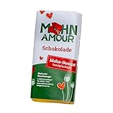 Mohn-Nougatschokolade 65g - Zarte Bitterschokolade mit Schlagobers Mohn und Nougat von Mohnwirt Neuwiesinger