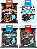Nordthy Zuckerfreie Lakritz Mix 280g – Original dänische Lakritz-Spezialitäten ohne Zucker – Kalorienarme Süßigkeiten mit Lakritze, Salzlakritz & Salmiak – Diabetikerfreundlich inkl. Naschwerk®Sticker