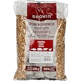BROWIN® Räucherchips Kirsche 450 g 780833 | Räucherholz 1-3 mm für Fleisch und Fisch | Räucherspäne zum Räuchern und Grillen | Smoking Chips für Smoker, Gasgrill und Grill