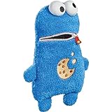 Schmidt Spiele Sesame Street Cookie Monster arti,Schmidt 42548 Sorgenfresser, Krümelmonster aus der Sesamstrasse, Plüschfigur, 30 cm, Single, normal, Blau