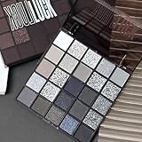 Dark Lidschatten-Palette - Gothic Lidschatten-Sortiment, coole Tone Shadow Serie | Elegantes funkelndes Augenritzel Set, Smoky Eyeshadow-Paket d