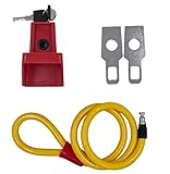 Lenkradschloss für Auto, [Schnittfest][2 Schlüssel] Spopal Lenkradkralle, Auto Diebstahlsicherung, Auto-Kralle als Wegfahrsperre, Geeignet für Autos, Lieferwagen, Lastwagen, SUV, Taschen, Wertsachen