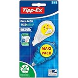 Tipp-Ex Easy Refill ECOlutions Korrekturband, 14 m x 5 mm, Blisterpackung mit 1 + 1 Nachfüllpack