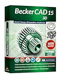 BeckerCAD 15 3D - Professionelle 2D und 3D Konstruktion Architektur, Maschinenbau, Elektrotechnik, Schiffsbau usw. 3D CAD Programm kompatibel mit AutoCAD und Win 11, 10, 8.1, 7