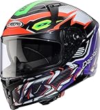 CABERG HELMET AVALON X GURKHA MATT BLACK/ORANGE F/GREEN F/PURPLE S