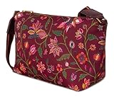 Oilily Sarah Shoulder Bag Joy Flowers Chocolate