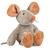 Schaffer 4752 Kuscheltier Maus Eddi M, 26 cm, grau