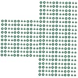 Abaodam 300 Sätze Gewächshaus-Befestigungsclip Fix Pflanzenbefestigungsclip Reben Clips Unterstützung Festsetzung Gewächshausklammern Gartennetz-Clip Gewächshaus -Plastikklammern pp Grün