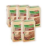 BIELMEIER KÜCHENMEISTER Brotbackmischung Mehrkornbrot 5 x 500 g I Brotbackmischungen für Brotbackautomat & Ofen I Brot mit Backmischung leicht gemacht
