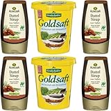 Mit Pufai Grocery, Dattelsirup 180 Mililiter x 4 Stück, Grafschafter Goldsaft Zuckerrübensirup Zuckerrüben 450 Mililiter x 2 STÜCK