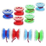 HONITANO 10 Stück Teiliges Mini Yoyo für Bunte Yoyos für Outdoor Spiele und Partys für Kreative Aktivitäten und Herausforderungen