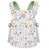 GAGAKU Puppentrage Babytrage für Puppen Bauchtrage Puppe Kinder Babytrage Spielzeug Trage Puppen Zubehör - Grün - Kiefernzapfen