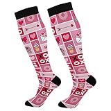 Wandersocken Liebeselemente Atmungsaktive Socken Lightweight Trekkingsocken Für Trekking Everyday Arbeits 50CM