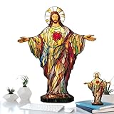Teksome Schreibtischlampe | Jesu-Statue Tischdekoration Mit Beleuchtung - Nachttischlampe Steckdosenbetrieb Für Wohnheim, Arbeitszimmer Und Schlafbereich